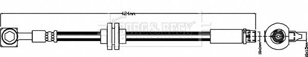 BORG & BECK Jarruletku BBH8007